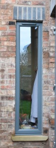 Window in rear extension to Bowdon family home.