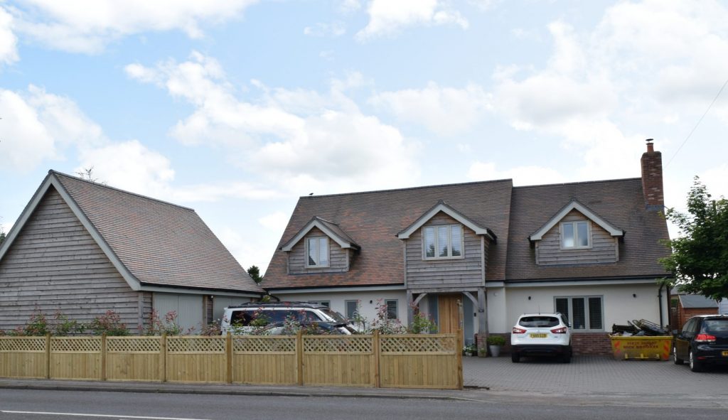 Street view of new house in Little Budworth