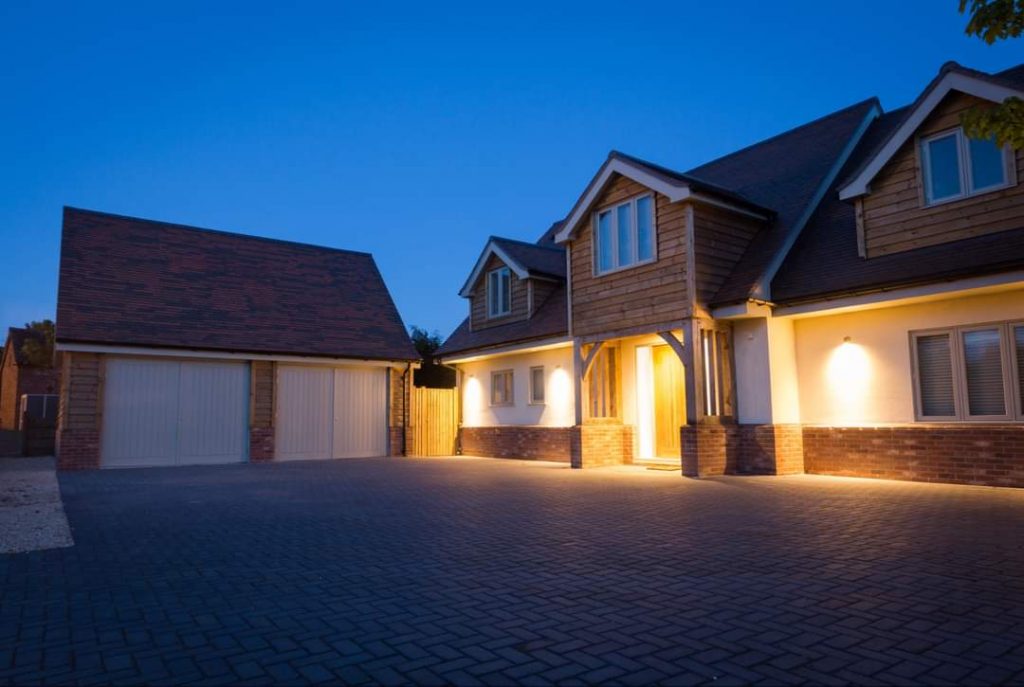 Front of Little Budworth new family home